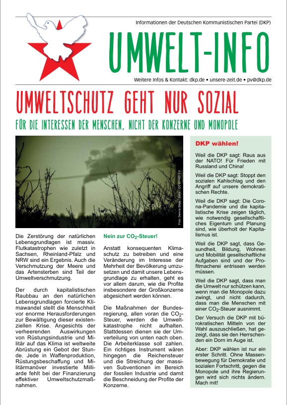 DKP-Information Umwelt-Info 2021: Umweltschutz geht nur sozial (PDF, 0.62 MB)